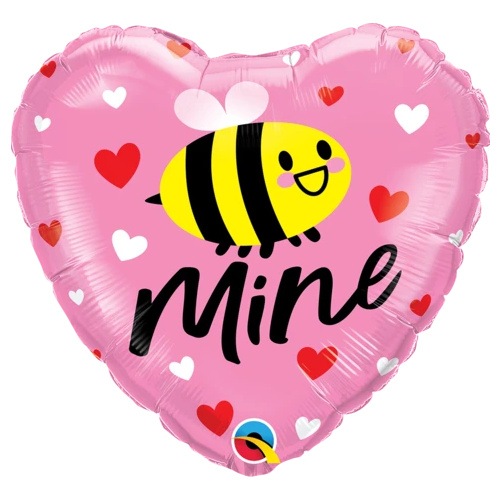 DISC 45cm Heart Foil Bee Mine Hearts #16753 - Each (Pkgd.) 