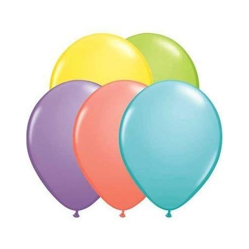 28cm Round Sorbet Assorted  Qualatex Plain Latex #16875 - Pack of 100 SPECIAL ORDER ITEM
