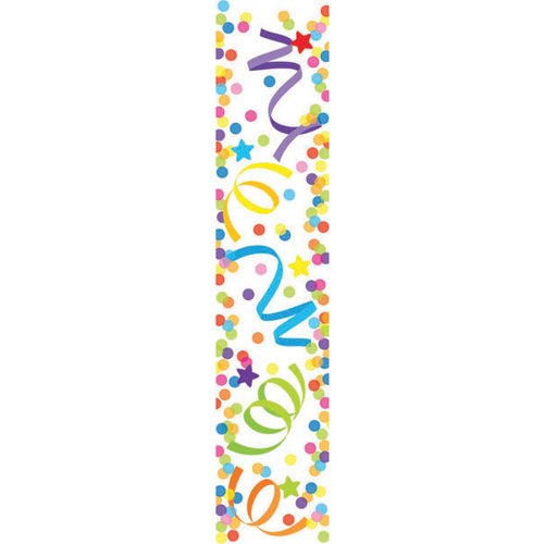 Poly Print #09 200 Yards Confetti & Streamers Rainbow #17234 - Each SPECIAL ORDER ITEM