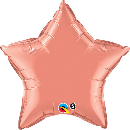 50cm Star Foil Coral Plain Foil #17374 - Each (Unpkgd.)
