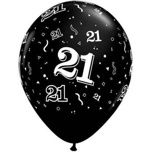 28cm Round Onyx Black 21-A-Round #18552 - Pack of 50 