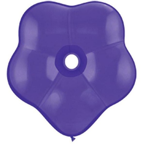 15cm Blossom Purple Violet Qualatex Plain Latex Blossom #18627 - Pack of 50 SPECIAL ORDER ITEM
