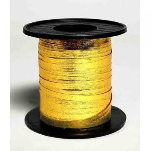 Ribbon Curling Metallic Gold 225 metres long x 5mm wide #205222 - Each  TEMPORARILY UNAVAILABLE
