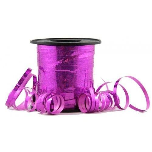Ribbon Curling Holographic Fuchsia 225 metres long x 5mm wide #205244 - Each