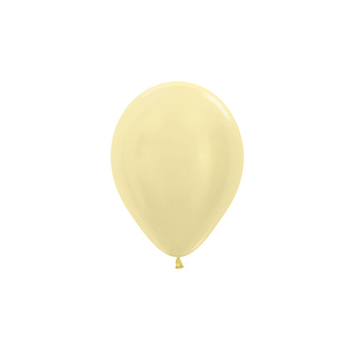 DISC 12cm Satin Yellow (420) Sempertex Latex Balloons #206202 - Pack of 100
