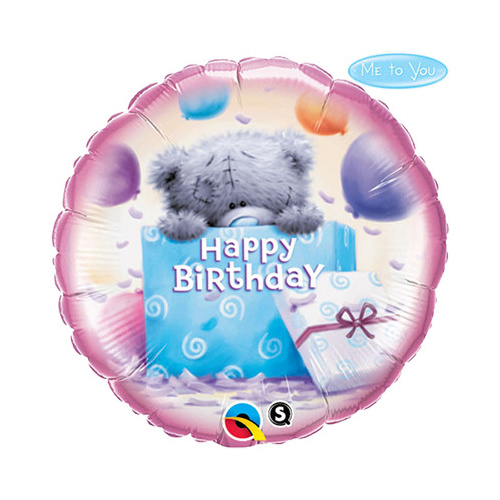 45cm Round Foil Tatty Teddy Birthday Present #20743 - Each (Pkgd.) SPECIAL ORDER ITEM