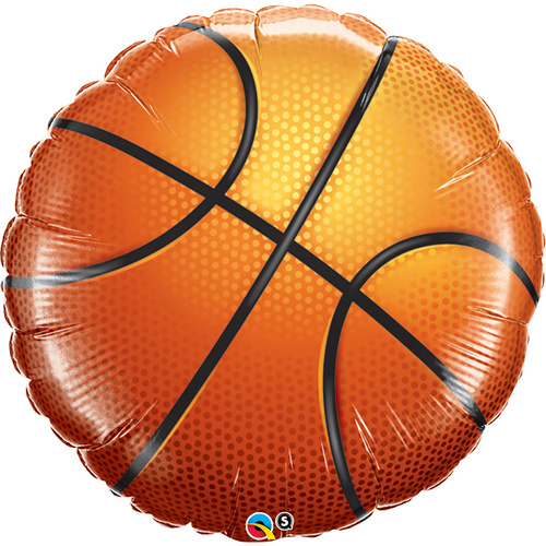 90cm Round Foil Basketball #21542 - Each (SW Pkgd.)