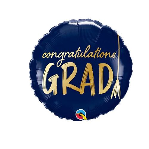 45cm Round Foil Congratulations Grad Tassell Lights #21563 - Each (Pkgd.)