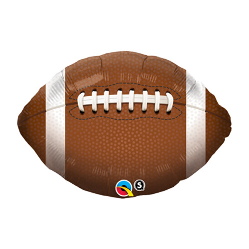 90cm Round Foil Football #21583 - Each (SW Pkgd.) SPECIAL ORDER ITEM 