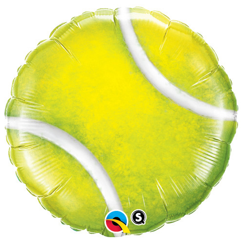 45cm Round Foil Tennis Ball #21893 - Each (Pkgd.)