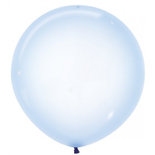 60cm Crystal Pastel Blue (339) Sempertex Latex Balloons # 22675 - Bag of 3