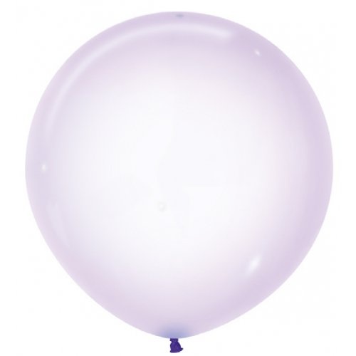 60cm Crystal Pastel Lilac (350) Sempertex Latex Balloons #222676 - Pack of 3