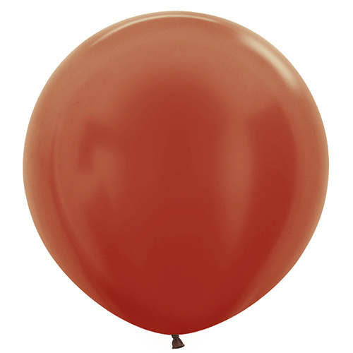60cm Metallic Copper (573) Sempertex Latex Balloons #222696 - Pack of 3