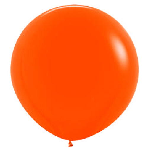 90cm Fashion Orange (061) Sempertex Latex Balloons #222701 - Pack of 3