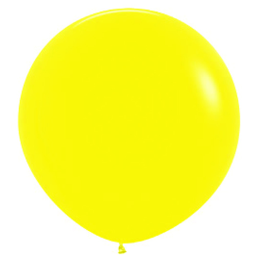 90cm Fashion Yellow (020) Sempertex Latex Balloons #222702 - Pack of 3 TEMPORARILY UNAVAILABLE