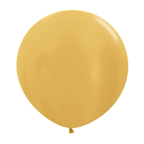 90cm Metallic Gold (570) Sempertex Latex Balloons #222722 - Pack of 3