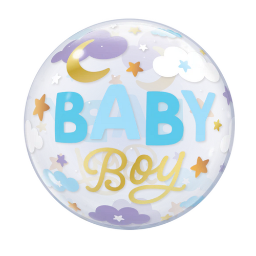 56cm Single Bubble Baby Boy Sweet Dreams #24905 - Each (Pkgd.)  TEMPORARILY UNAVAILABLE