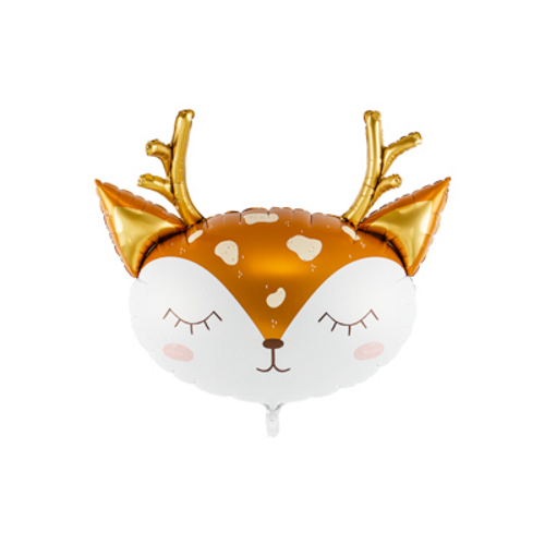 64cm Shape Foil Balloon Deer Head #2526101- Each (Pkgd.) 