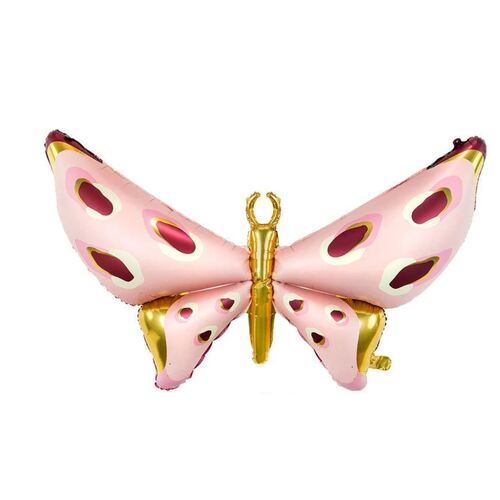 120cm Shape Foil Balloon Pink Butterfly #2526122 - Each (Pkgd.) TEMPORARILY UNAVAILABLE