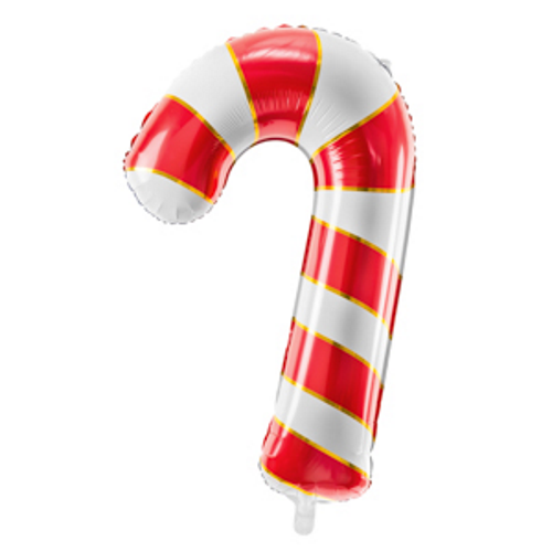 82cm Foil Balloon Candy Cane Red #252653007 - Each (Pkgd.) TEMPORARILY UNAVAILABLE