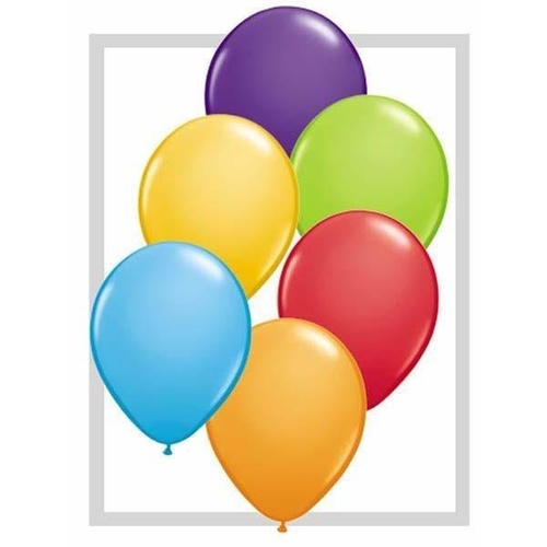 28cm Round Red Hot Assorted Qualatex Plain Latex #25342 - Pack of 100 SPECIAL ORDER ITEM