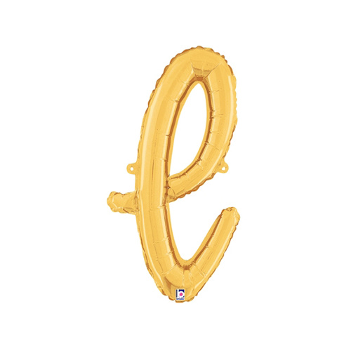Script Letter L Gold 60cm Foil Balloon #2534712G - Each (Pkgd.)