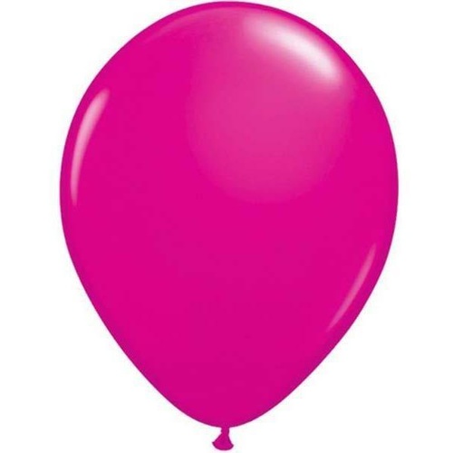 28cm Round Wild Berry Qualatex Plain Latex #25999 - Pack of 25 TEMPORAILY UNAVAILABLE