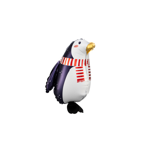 42cm Penguin Christmas Glossy Foil Balloon #25PD2697 - Each (Pkgd.)