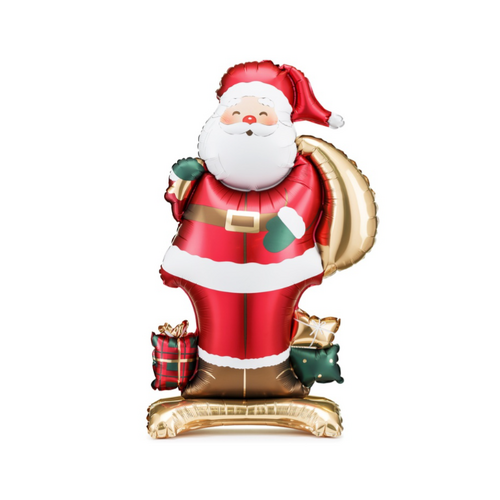 85cm Standing Shape Santa Claus Foil Balloon #25PDFB307 - Each (Pkgd.)