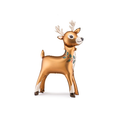 105cm Reindeer Standing Shape Foil Balloon #25PDFB312 - Each (Pkgd.)