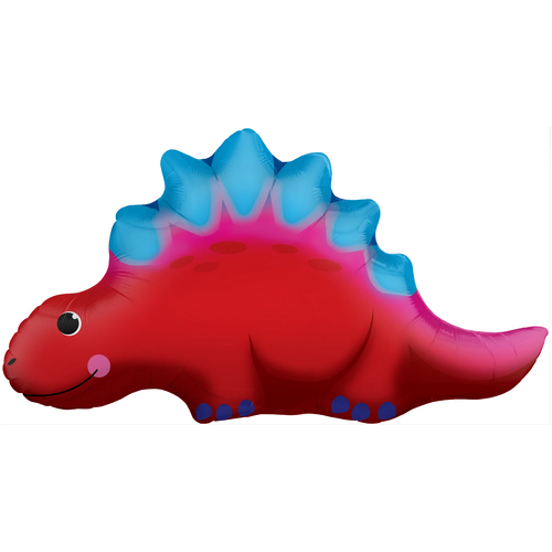 53cm Shape Foil Cute & Colourful Stegosaurus #27276 - Each (Pkgd.)