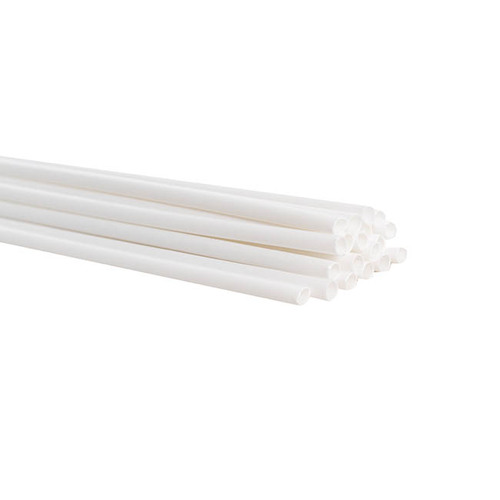 38cm White Balloon Sticks Each - For Air Filled Balloon Inflation