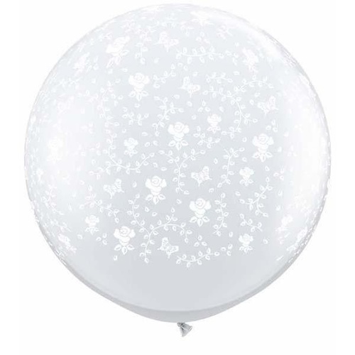 90cm Round Diamond Clear Flowers-A-Round #28153 - Pack of 2 SPECIAL ORDER ITEM