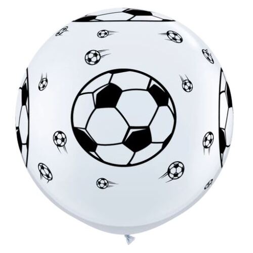 90cm Round White Soccer #29129 - Pack of 2 