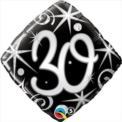 45cm Diamond Foil 30 Elegant Sparkles & Swirls #30007 - Each (Pkgd.) 