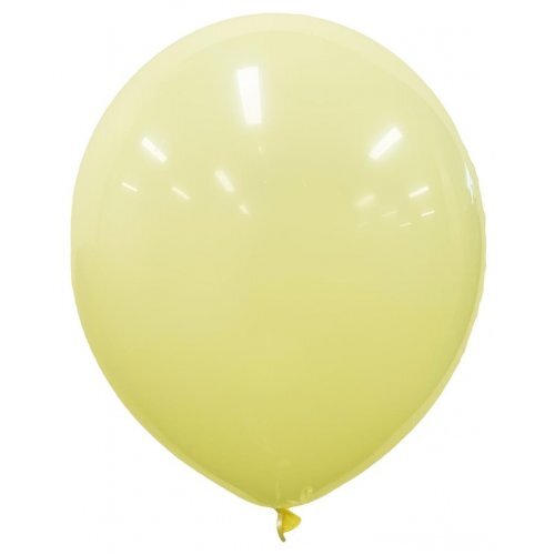 30cm Round Occasions Macaron Lemon Plain Latex #30203195 - Pack of 25