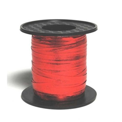Ribbon Curling Metallic Red 225 metres long x 5mm wide #30205212 - Each