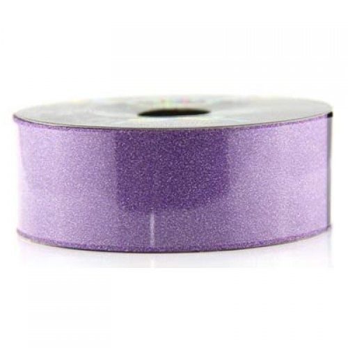 DISC Ribbon Tear Glitter Diamond Purple 45m long x 32mm wide #30205645 - Each