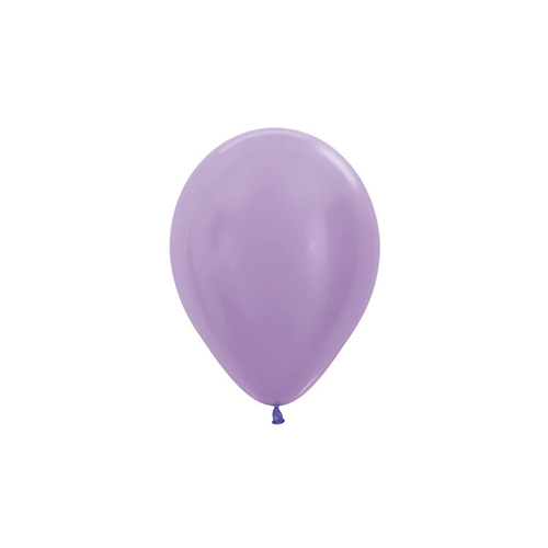 12cm Satin Lilac (450) Sempertex Latex Balloons #30206209 - Pack of 100 