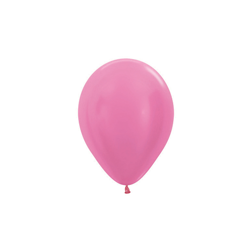 12cm Satin Fuchsia (412) Sempertex Latex Balloons #30206217 - Pack of 100 
