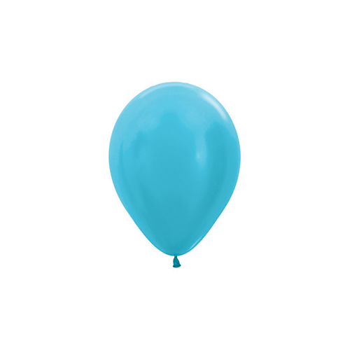 12cm Satin Caribbean Blue (438) Sempertex Latex Balloons #30206222 - Pack of 100 