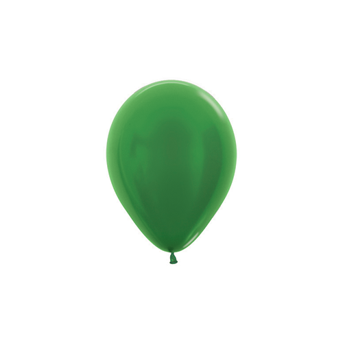 12cm Metallic Emerald Green (530) Sempertex Latex Balloons #30206239 - Pack of 100 
