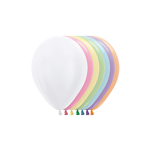 12cm Satin Assorted (400) Sempertex Latex Balloons #30206297 - Pack of 100 TEMPORARILY UNAVAILABLE
