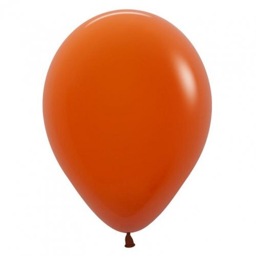 12cm Fashion Sunset Orange Sempertex Latex Balloons #30206326 - Pack of 100 