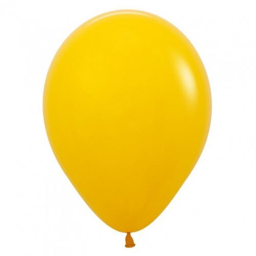 12cm Fashion Honey Yellow Sempertex Latex Balloons #30206329 - Pack of 100
