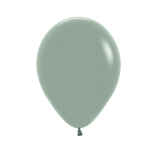 12cm Pastel Dusk Green Sempertex Latex Balloons #30206339 - Pack of 100