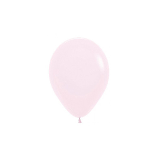 12cm Pastel Matte Pink Sempertex Latex Balloons #30206340 - Pack of 100 