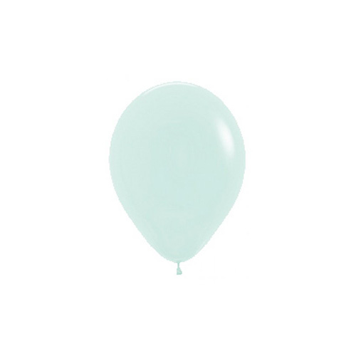 12cm Pastel Matte Green Sempertex Latex Balloons #30206342 - Pack of 100 