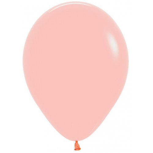 12cm Pastel Matte Melon Sempertex Latex Balloons #30206346 - Pack of 100