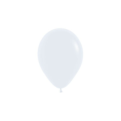 12cm Fashion White (005) Sempertex Latex Balloons #30206350 - Pack of 100 